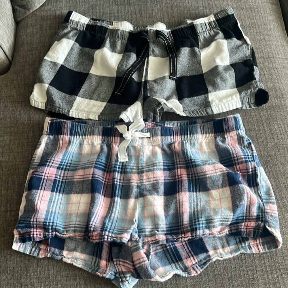Old Navy Plaid Lounging Shorts